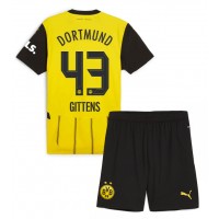 Camiseta Borussia Dortmund Jamie Bynoe-Gittens #43 Primera Equipación para niños 2024-25 manga corta (+ pantalones cortos)